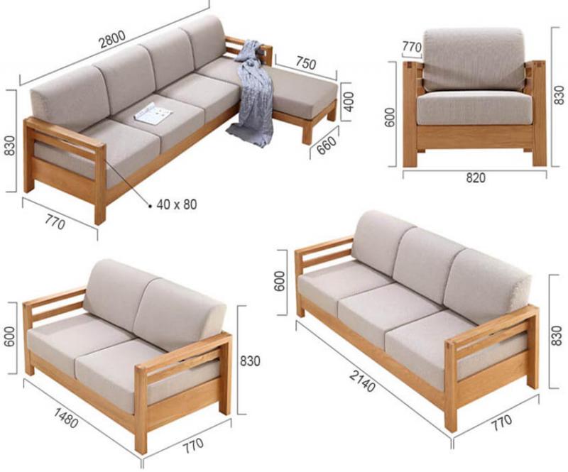  Bộ sofa gỗ phòng khách BSF-MHG053 