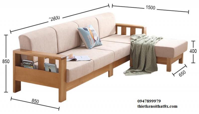  Ghế sofa góc cho phòng khách BSF-MHG054 