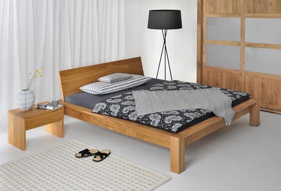  Giường ngủ gỗ sồi nga thiết kế hiện đại mã GN-MHG021 