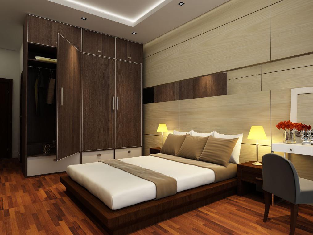  Giường ngủ gỗ công nghiệp thiết kế hiện đại mã GN-MHG009 