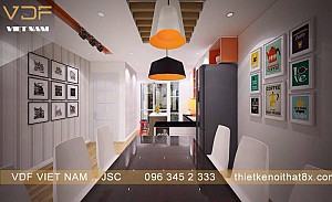 Thiết kế Thi Công chưng cư Nhà Chị Chinh - Vinaconex 7 Hồ tùng mậu