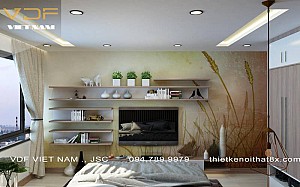 Thiết kế nội thất chung cư Ecogreen City 80m2 2 phòng ngủ