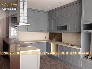 Tủ bếp gỗ nhựa Picomat TB-MHG106