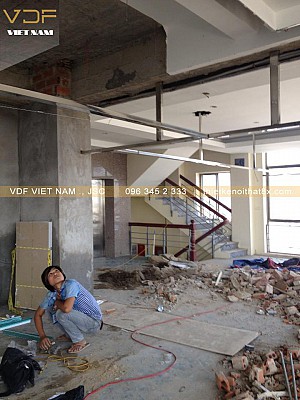 thi công vp- Cp Trang Sức Vàng Quốc Tế Ig Thái Nguyên