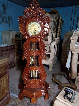 ĐỒNG HỒ CÂY ĐÀN GỖ HƯƠNG VÂN