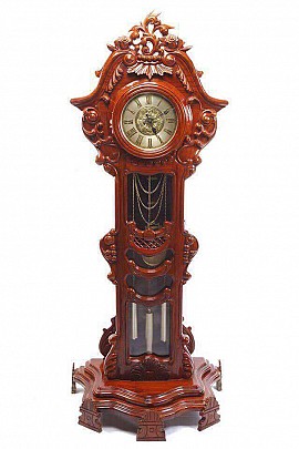 ĐỒNG HỒ HOA LÁ TÂY GỖ HƯƠNG VÂN