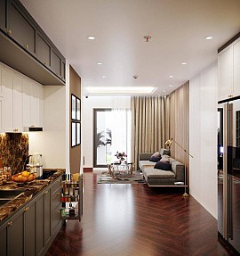 Thiết kế nội thất chung cư HH Linh Đàm