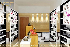 Thiết kế thi công shop thời trang EVashoes