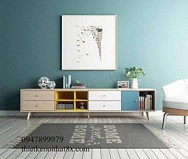 Kệ ti vi gỗ phong cách hiện đại mã KTV-MHG007