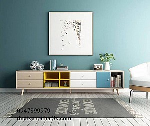Kệ ti vi gỗ phong cách hiện đại mã KTV-MHG007