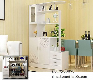 Tủ giầy kết hợp tủ rượu TR-MHG023