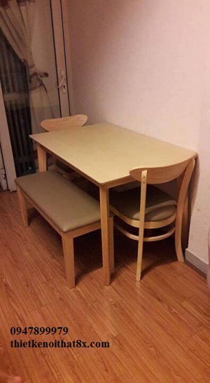 Bàn ăn cho gia đình có phòng bếp nhỏ hẹp mã BA-MHG003
