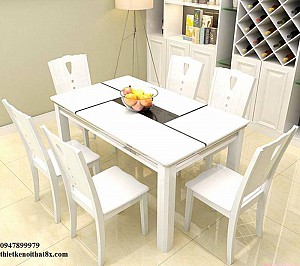 Bàn ăn mang phong cách hiện đại BA-MHG004