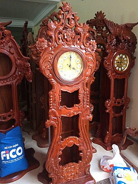 Đồng hồ cây gỗ hương cao cấp ĐHC-MHG109