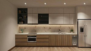 Thiết kế nội thất gỗ Óc Chó cao cấp