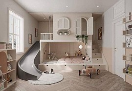 Thiết kế phòng ngủ cho bé gái tại Vũ Tông Phan