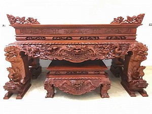 Mẫu án gian bàn cúng cơm cho từ đường