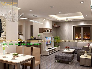 thi công thiết kế chung cư nhà anh Đạo GOLDMARK CITY, 136 HỒ TÙNG MẬU