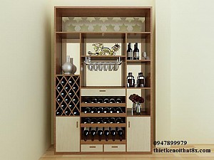 Tủ rượu trang trí phòng khách tr-mhg030