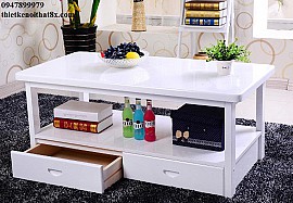 Bàn trà 2 tầng hiện đại BT-MHG016