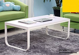 Bàn trà chân sắt mặt gỗ bt-mhg002