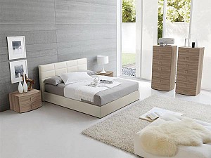 Giường ngủ bọc da cao cấp, sang trọng mã GN-MHG020