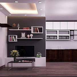 Thiết Kế Căn Hộ Chung Cư HH4A Linh Đàm 45m2