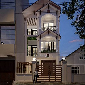 Thiết Kế Nhà Lô Phố 90m2 - 3 Tầng Thái Bình