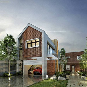 Thiết Kế Biệt Thự Nhà Vườn 400m2 - 2 Tầng Đông Anh Hà Nội