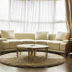 Phòng Khách - Bếp Căn Hộ Chị Hương - Golden Palm Hà Nội Diện Tích 120M2