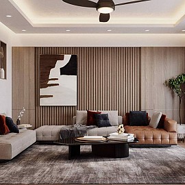 Thiết Kế Nhà Phố Hiện Đại 280m2 - Kim Mã