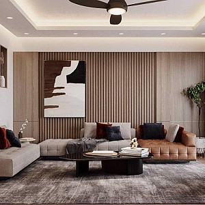 Thiết Kế Nhà Phố Hiện Đại 280m2 - Kim Mã