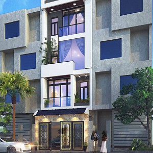 Thiết Kế Nhà Liền Kề KĐT Văn Khuê 68m2 - Hà Đông