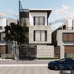 Thiết Kế Biệt Thự Hiện Đại 280m2 - Cầu Giấy