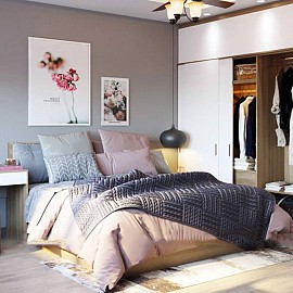 Thiết Kế Căn Hộ Chung Cư 50m2 - Kim Đồng Hà Nội