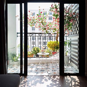 Thiết Kế Ngôi Nhà Ngập Tràn Hoa Hồng Ở Royal City