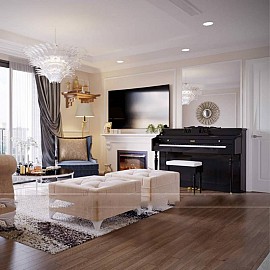 Thiết Kế Căn Hộ Chung Cư Cao Cấp Parkhill 154m2 - Park 10