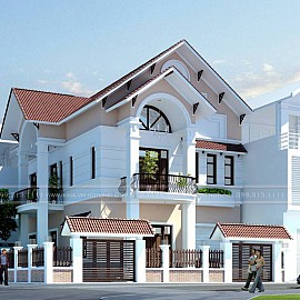 Thiết Kế Biệt Thự Tổng 366m2 - 3 Tầng Hà Nam