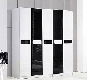 Tủ quần áo phun sơn cánh mở TA-MHG093