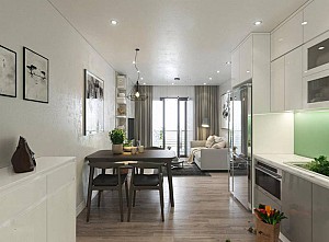 Thiết kế nội thất chung cư Thanh Hà