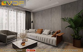 Thiết kế nội thất chị Mai chung cư Him Lam Long Biên