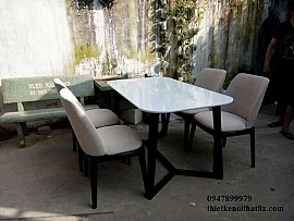Mẫu bàn ăn theo thiết kế  mã BA-MHG012