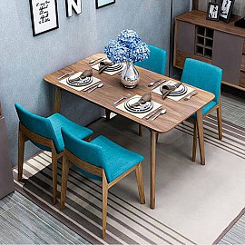 Bàn ăn gia đình kiểu dáng hiện đại thanh lịch BA-MHG096