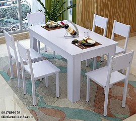 Bàn ăn phong cách hiện đại đơn giản mã BA-MHG021