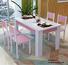 Bàn ăn đơn giản màu sắc trẻ trung BA-MHG022