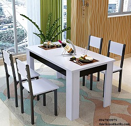 Mẫu bàn ăn thiết kế đơn giản BA-MHG023