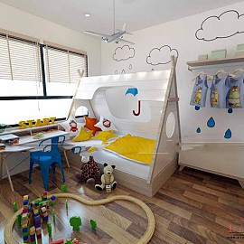 Thiết Kế Phòng Ngủ Bé Trai 10m2 - Chung Cư Ngoại Giao Đoàn
