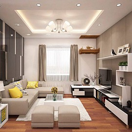 Thiết Kế Căn Hộ Chung Cư 60m2 - Hồ Gươm Plaza Hà Đông