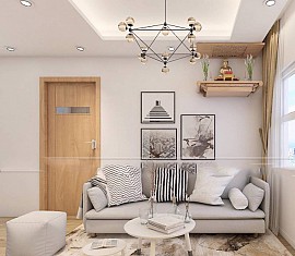 Thiết Kế Căn Hộ Chung Cư 54,34m2 - CT2B Chung Cư Nghĩa Đô Hoàng Quốc Việt