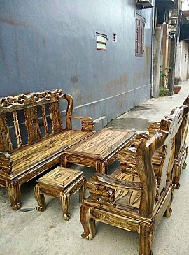 Bộ ghễ Gỗ Tràm